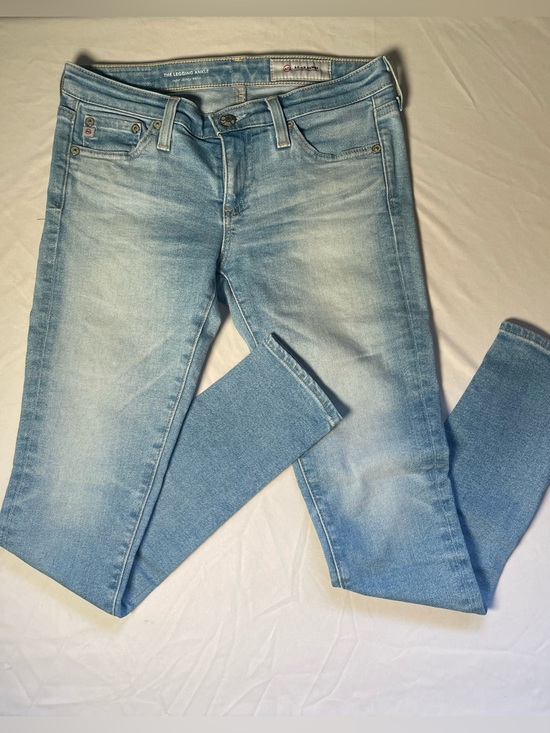 Ag Adriano Goldschmied Denim - AG Adriano Goldschmied Blue The Legging Ankle Super Skinny Jeans Womens 24R